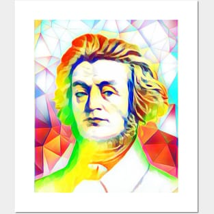 Adam Mickiewicz Colourful Portrait | Adam Mickiewicz Artwork 11 Posters and Art
